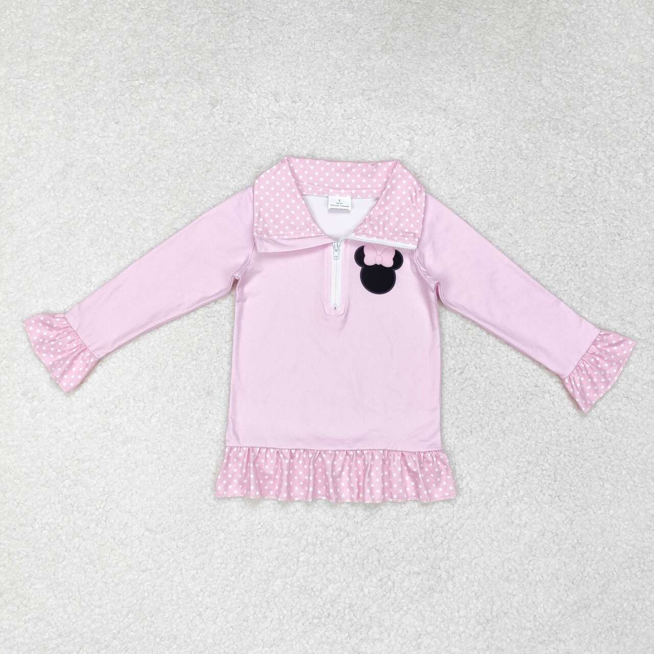 GT0602 cartoon M pink long sleeve girls pullover