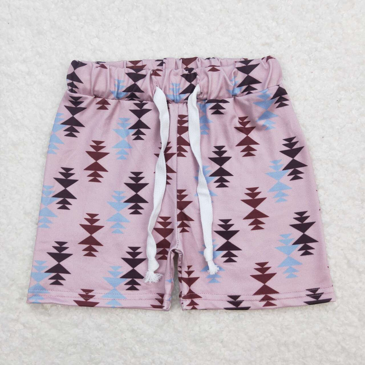 SS0206 Western Aztec print boys shorts