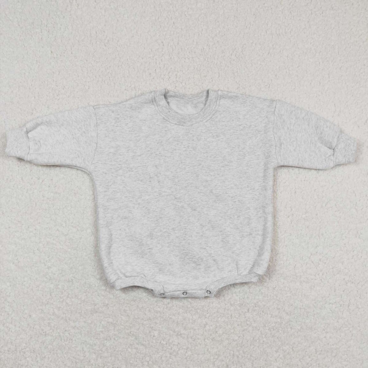 LR0920 light grey cotton Baby Kids Romper