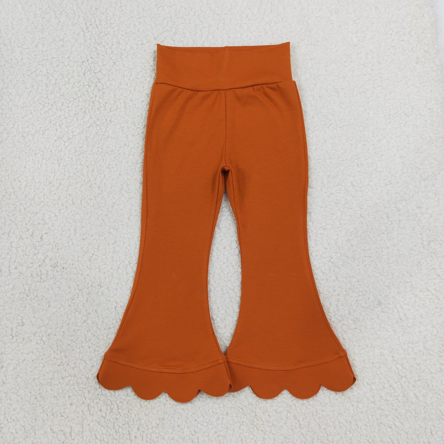 P1083 Scallop Orange Girls Pants