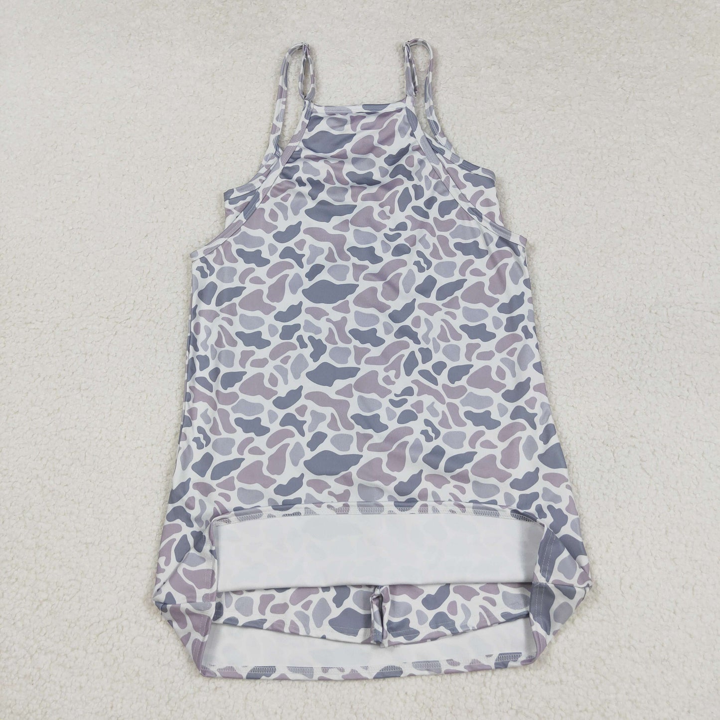 GSD2733 yoga grey camo adult woman jumpsuits