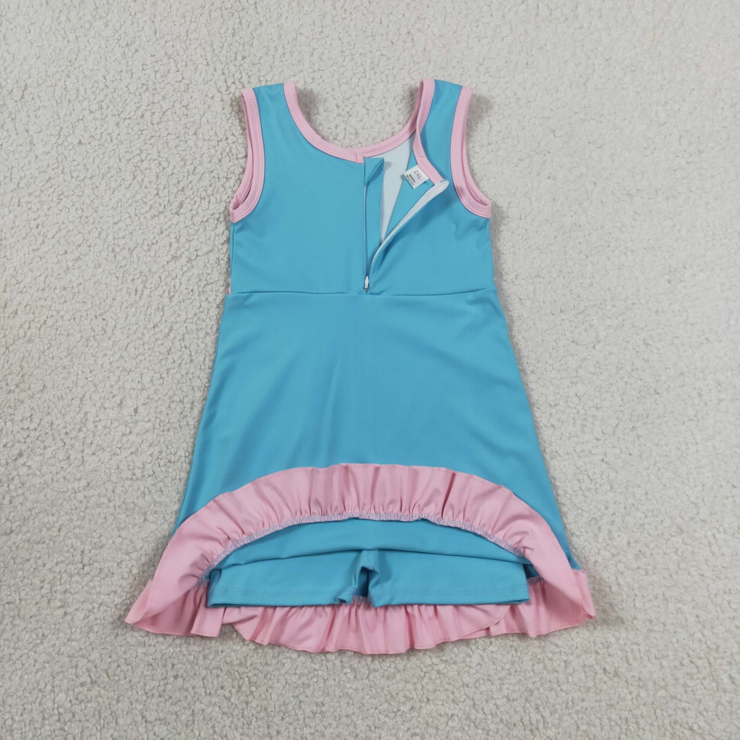 GSD4130 Yoga Blue Skorts Girls Dress