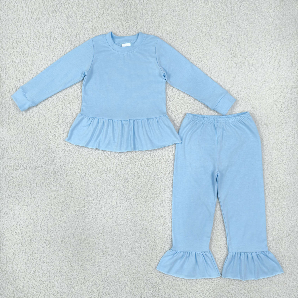 GLP3748 Blue Long Sleeve Pants Girls Set