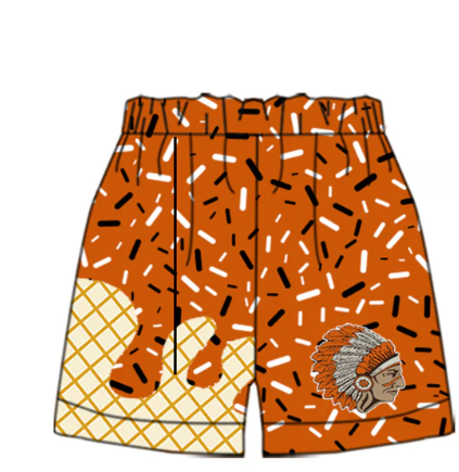 Custom Moq 3 football team ice adult man shorts