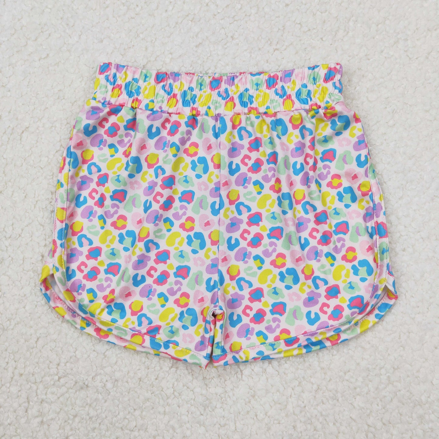 SS0475 colorful leopard girls shorts