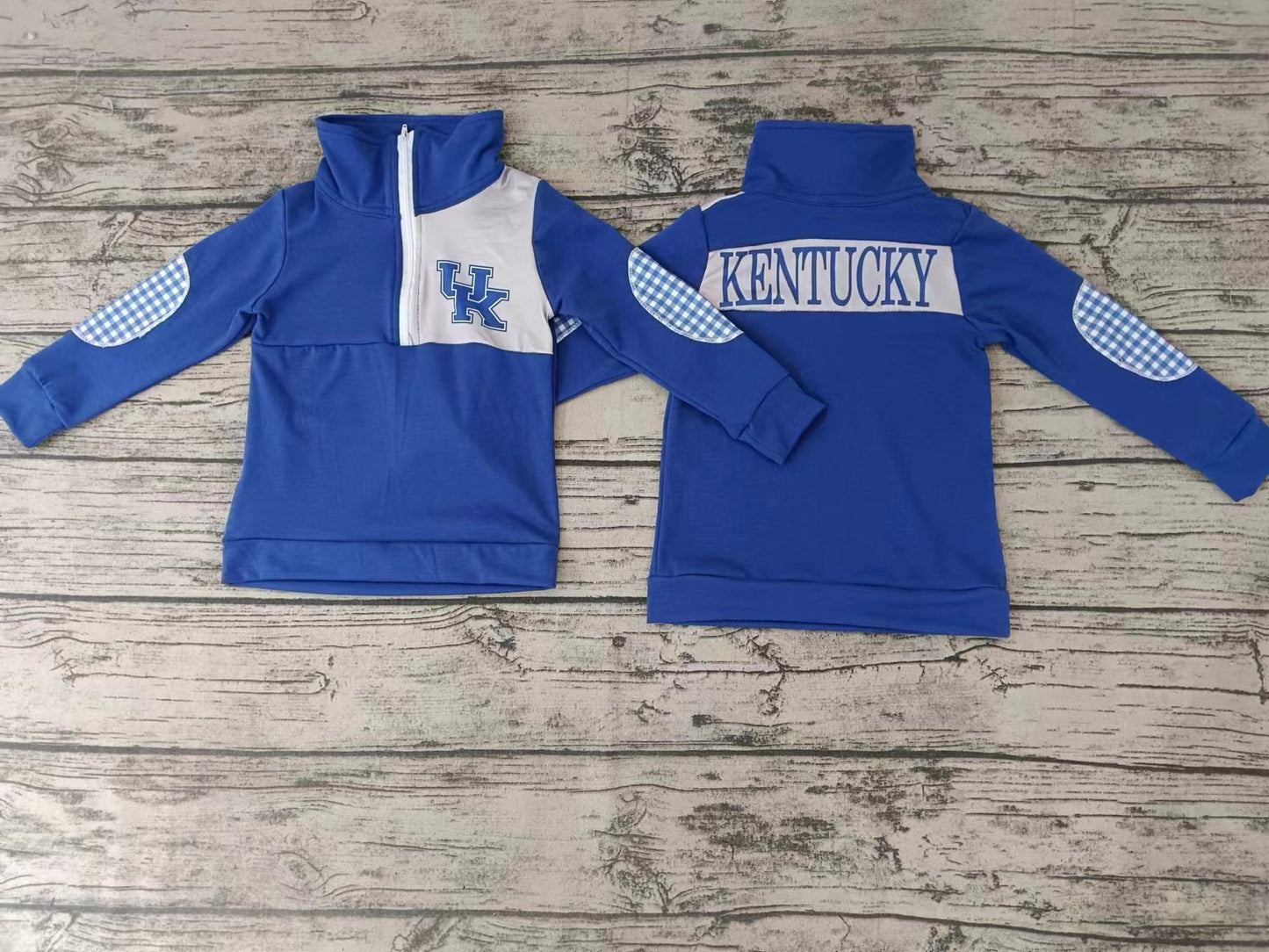 custom S 9.12 Blue long sleeve boys pullover
