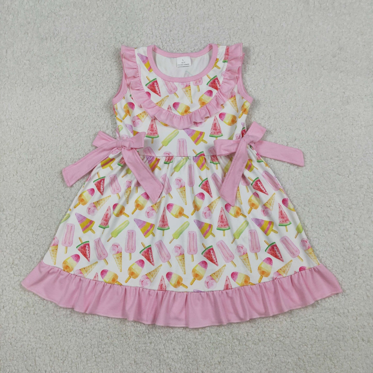 GSD3470 Ice Summer Sleeveless Girls Dress
