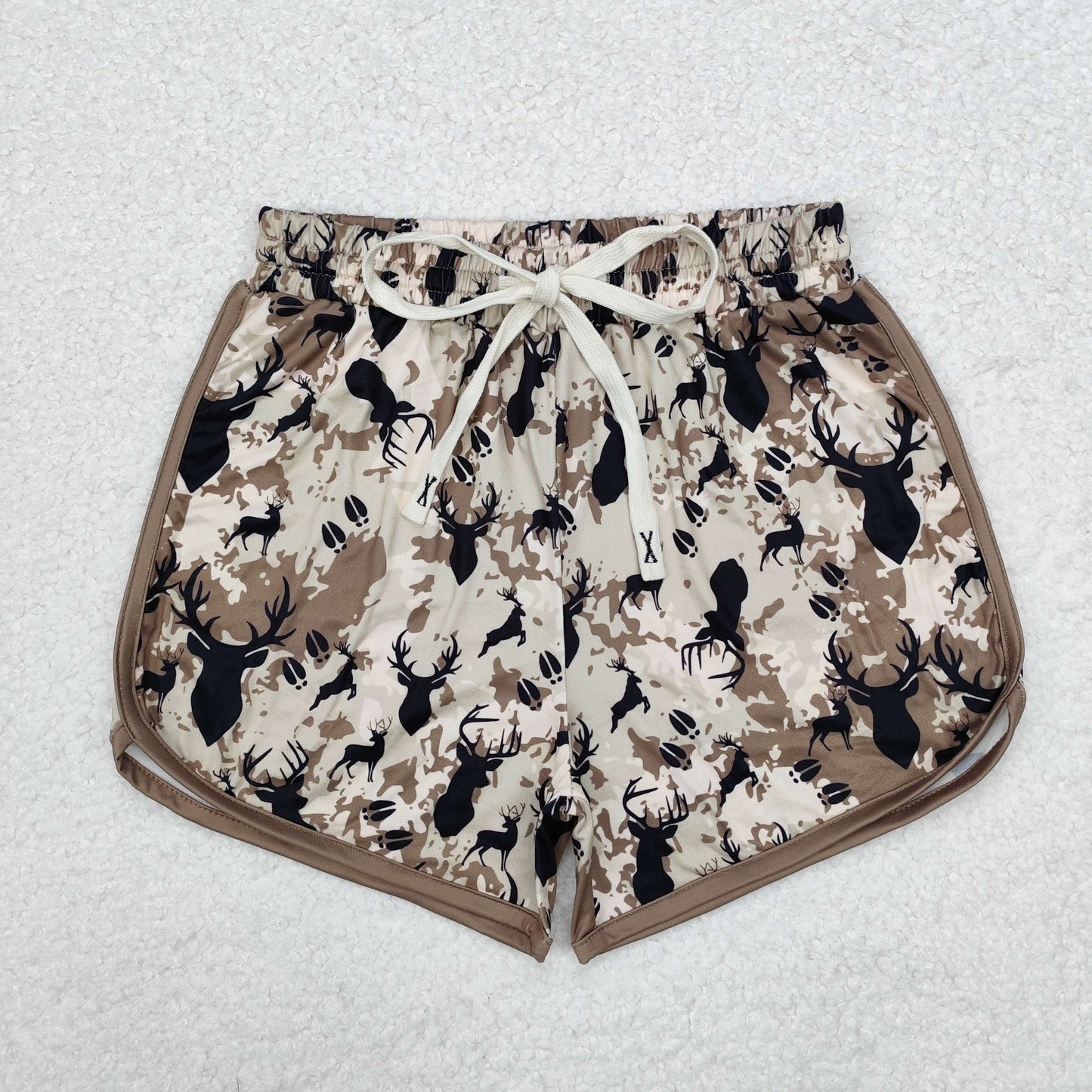 USA SHOP SS0371 Hunting season deer camo adult women shorts