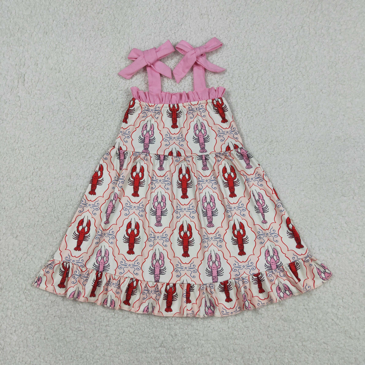 GSD3730 Crayfish Pink Girls Dress