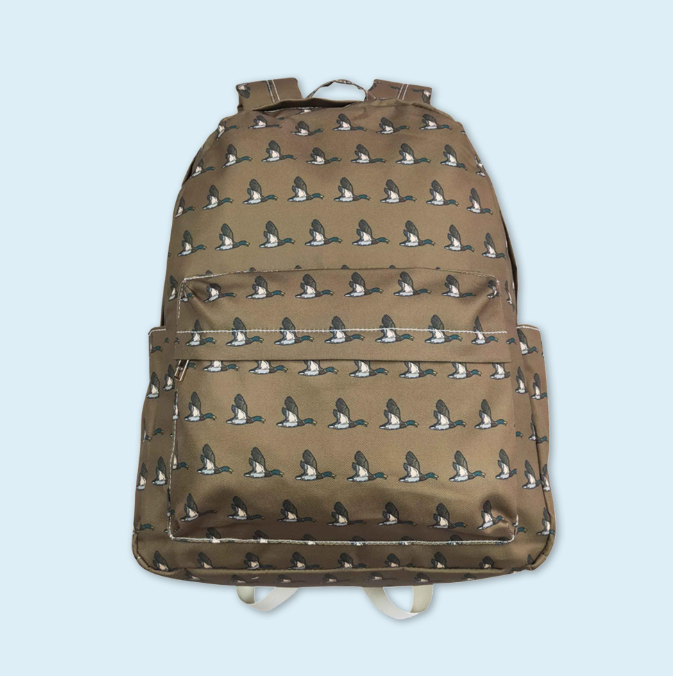 BA0201 brown mallard kids bag