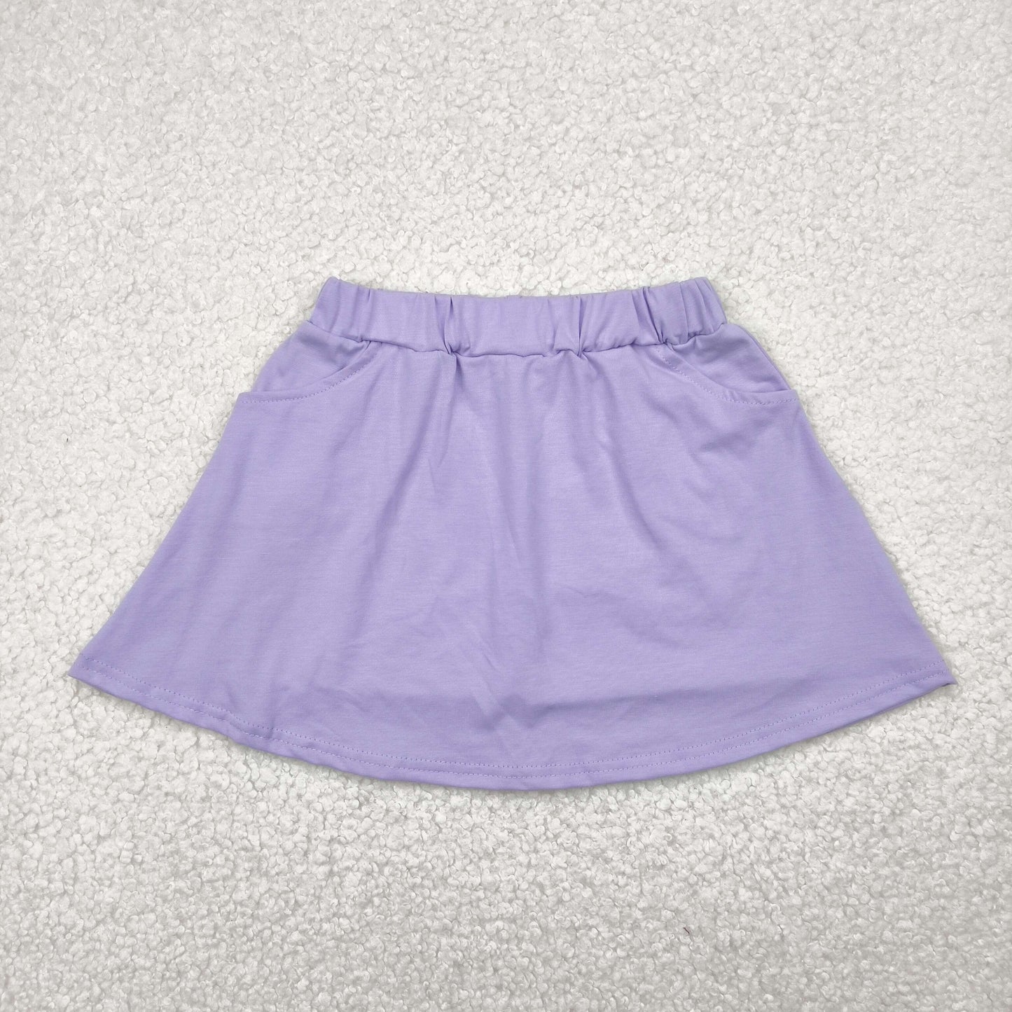 GLK0067 purple skirt with shorts girls skirt