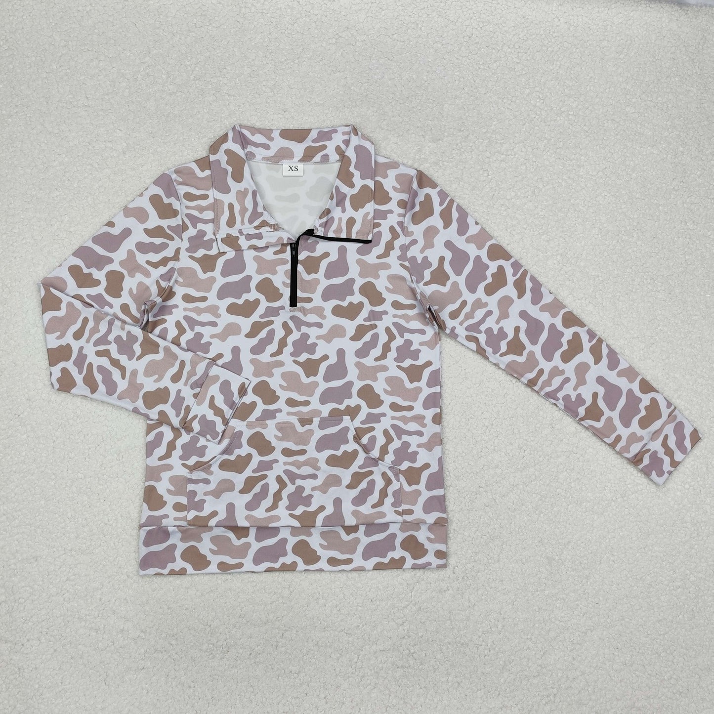 mama and me camo pullover RTS sibling clothes