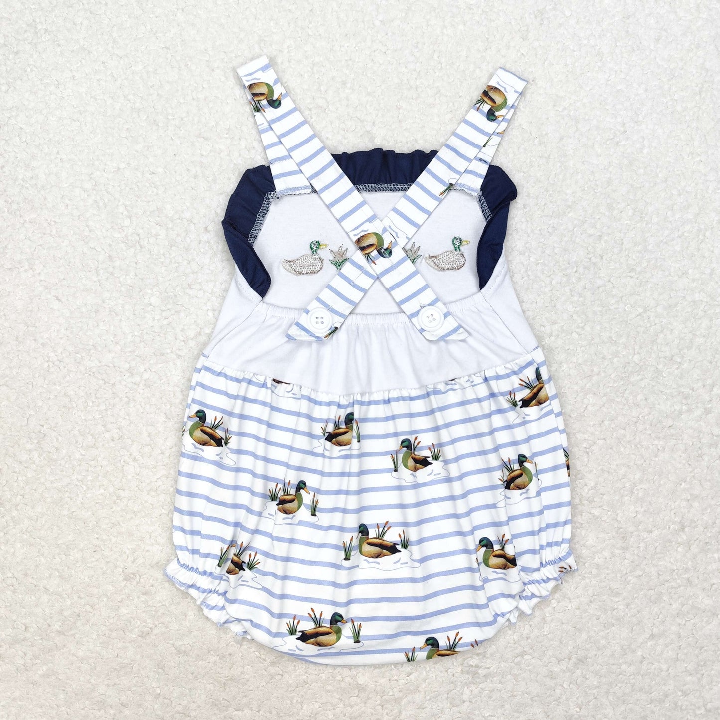 embroidery mallard RTS sibling clothes