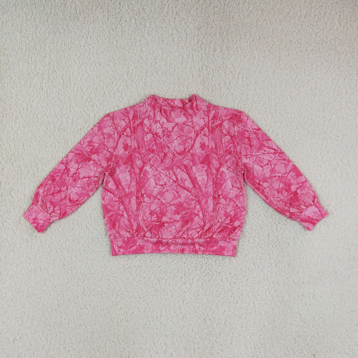 GT1823 Hot Pink Hunting Long Sleeve Girls Top