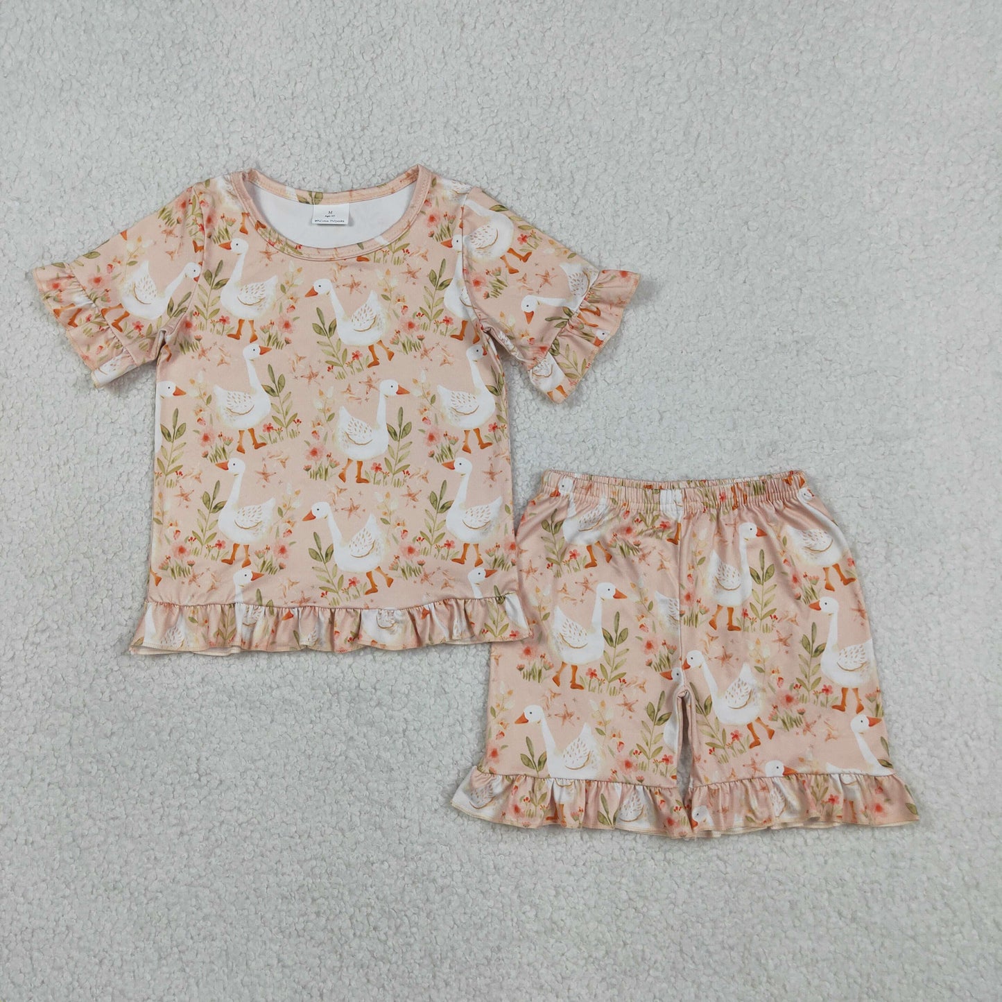 GSSO3329 Choose Short Sleeve Shorts Girls Set