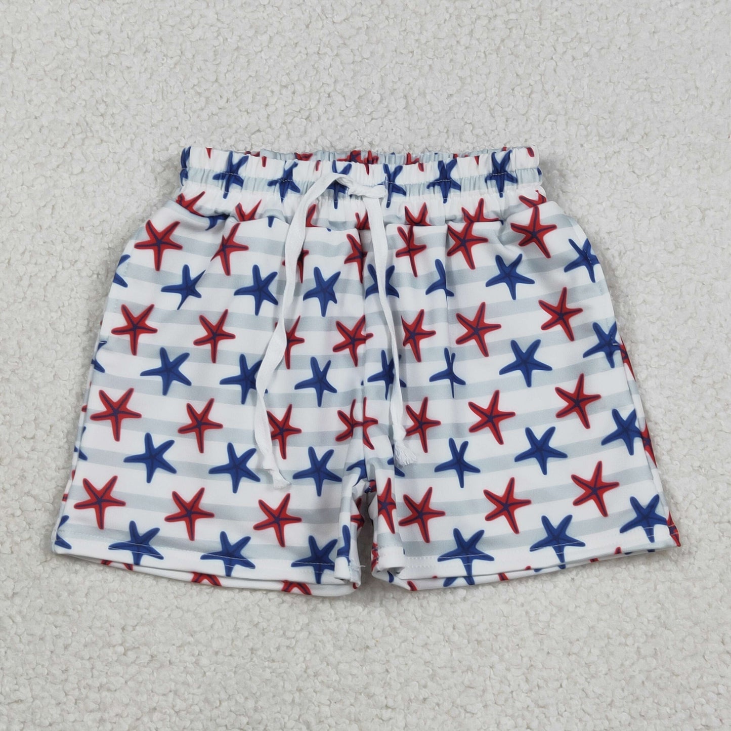 S0588 starfish striped boys swimming trunk