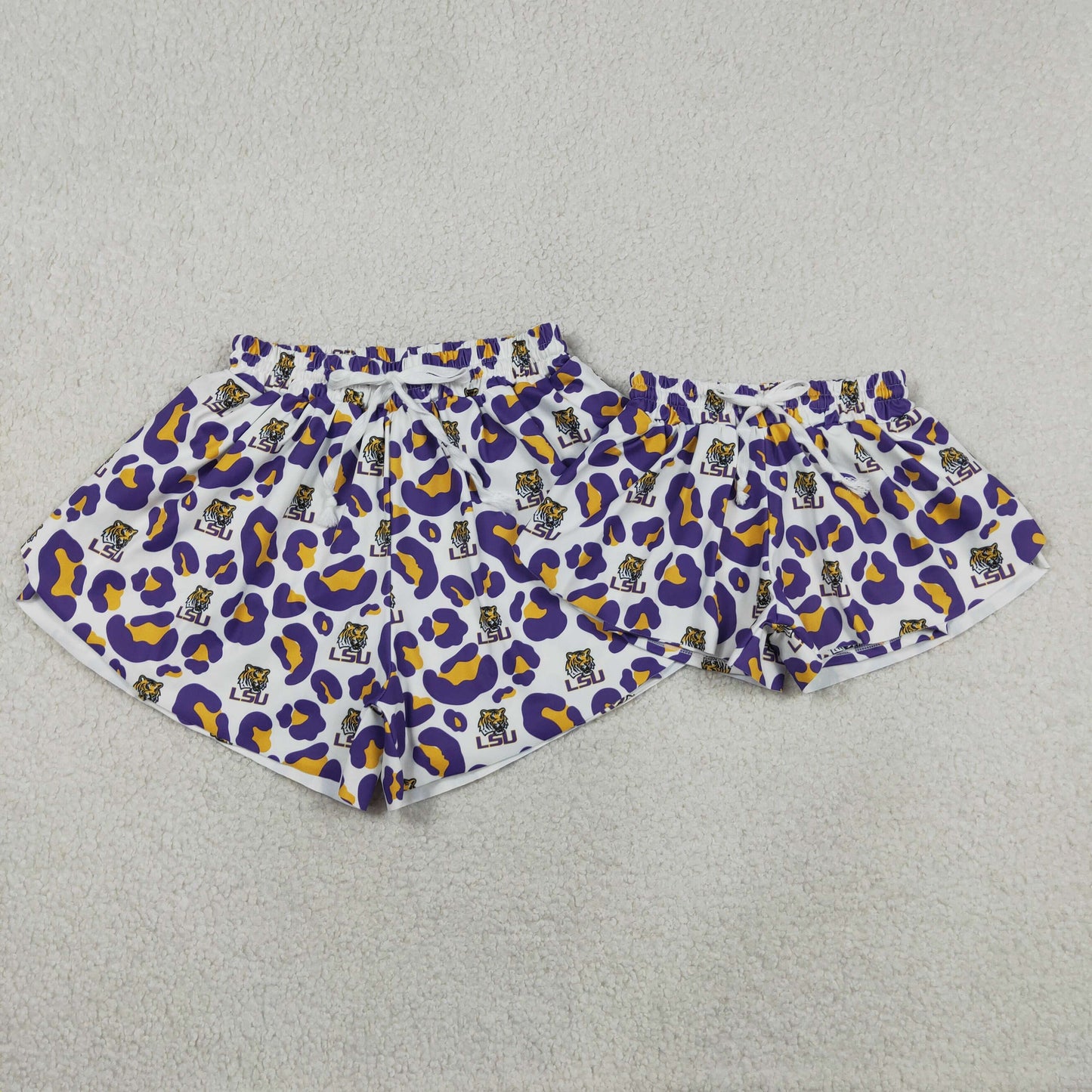SS0811 Yoga Football Item Camo Adult Women Shorts