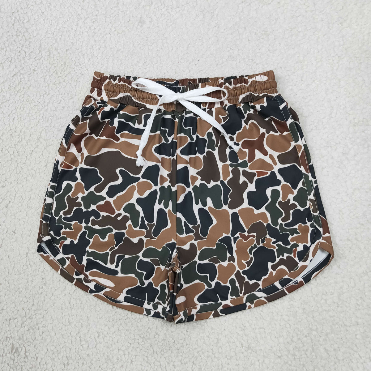 SS0988 Yoga Camo Adult Women Shorts