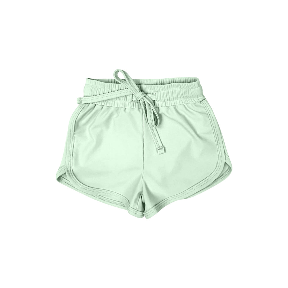 custom moq 3 light green girls shorts