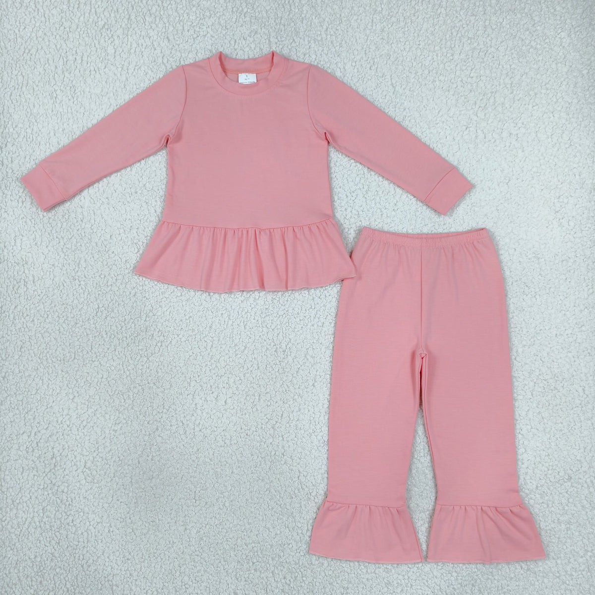 GLP3746 Pink Long Sleeve Pants Girls Set