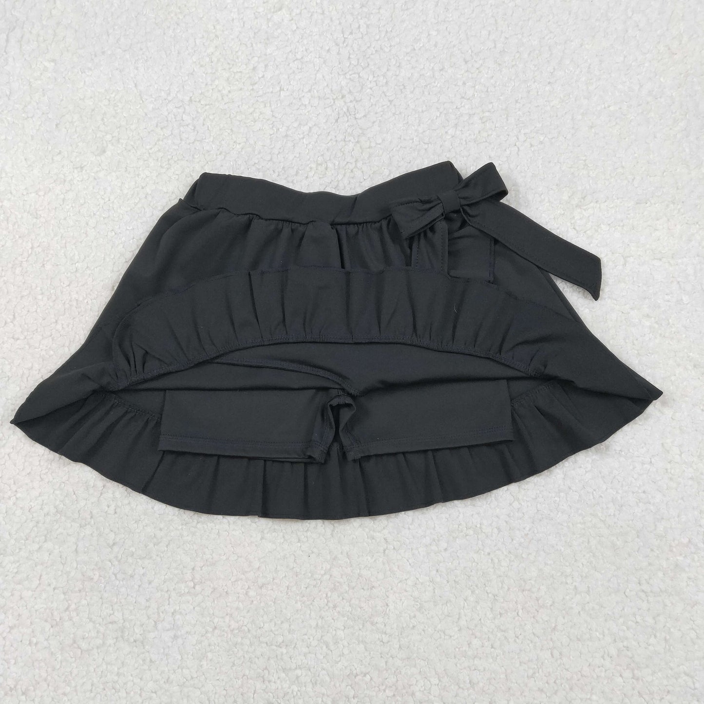 GLK0218 Yoga Black Skorts Girls Skirts