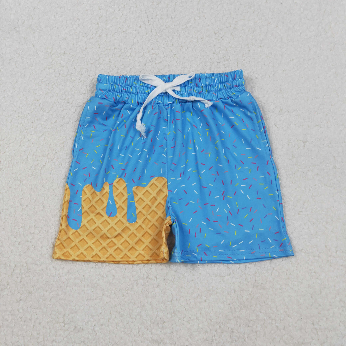 SS0619 blue sprinkles boys shorts