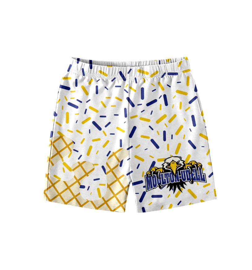 Custom Moq 3 football team Moulton adult man shorts