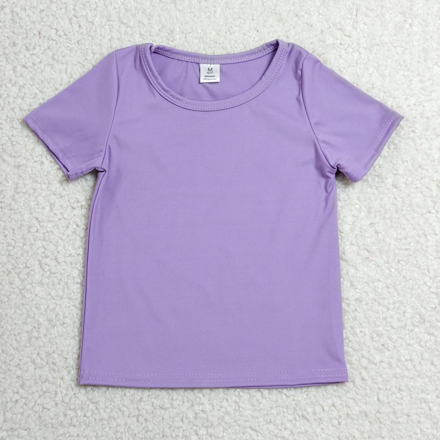 GT1638 Yoga Purple Short Sleeve Boys Top