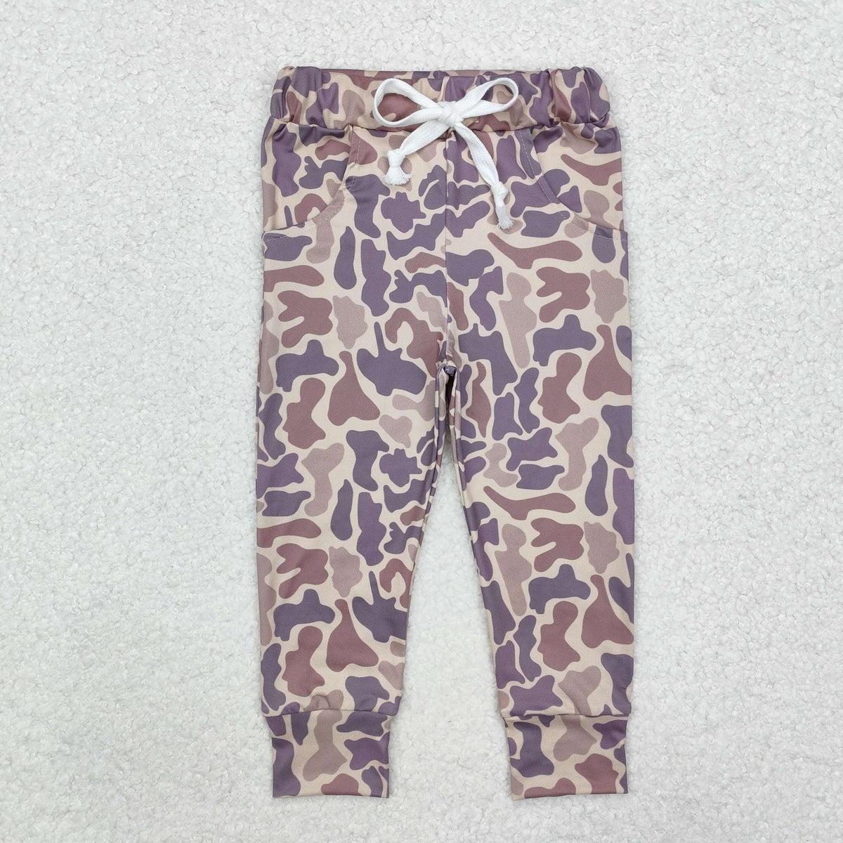 P0683 brown camo boys pants