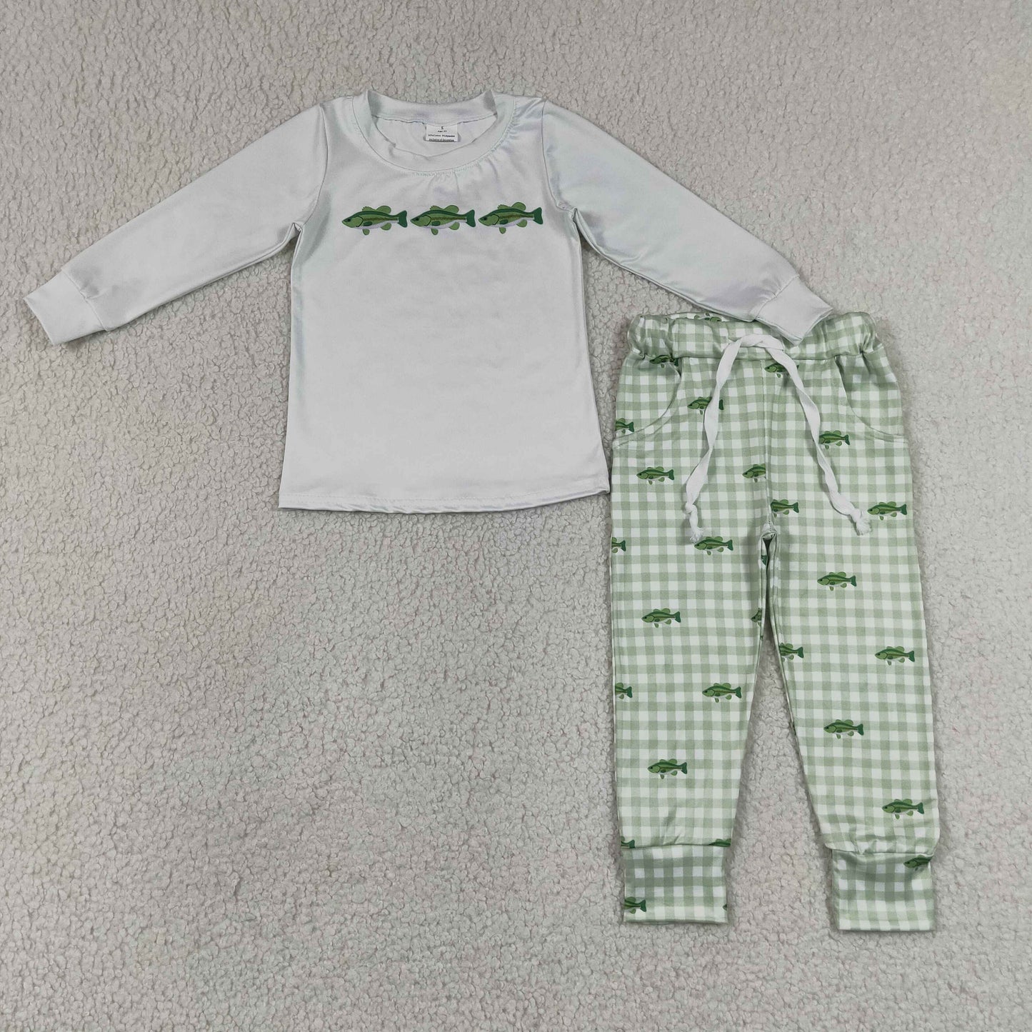 BLP1425 Hunting Fishing Long Sleeve Pants Boys Set