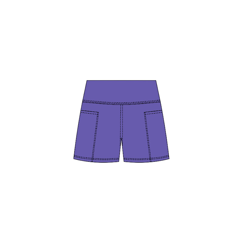 preorder purple girls shorts