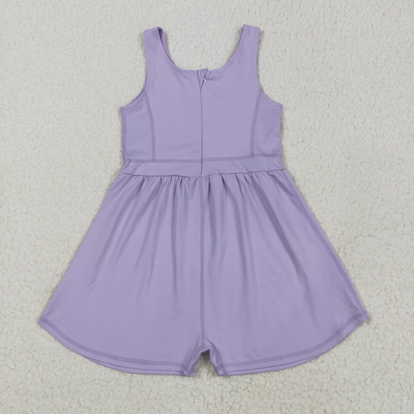 SR3020 yoga solid color purple girls jumpsuits