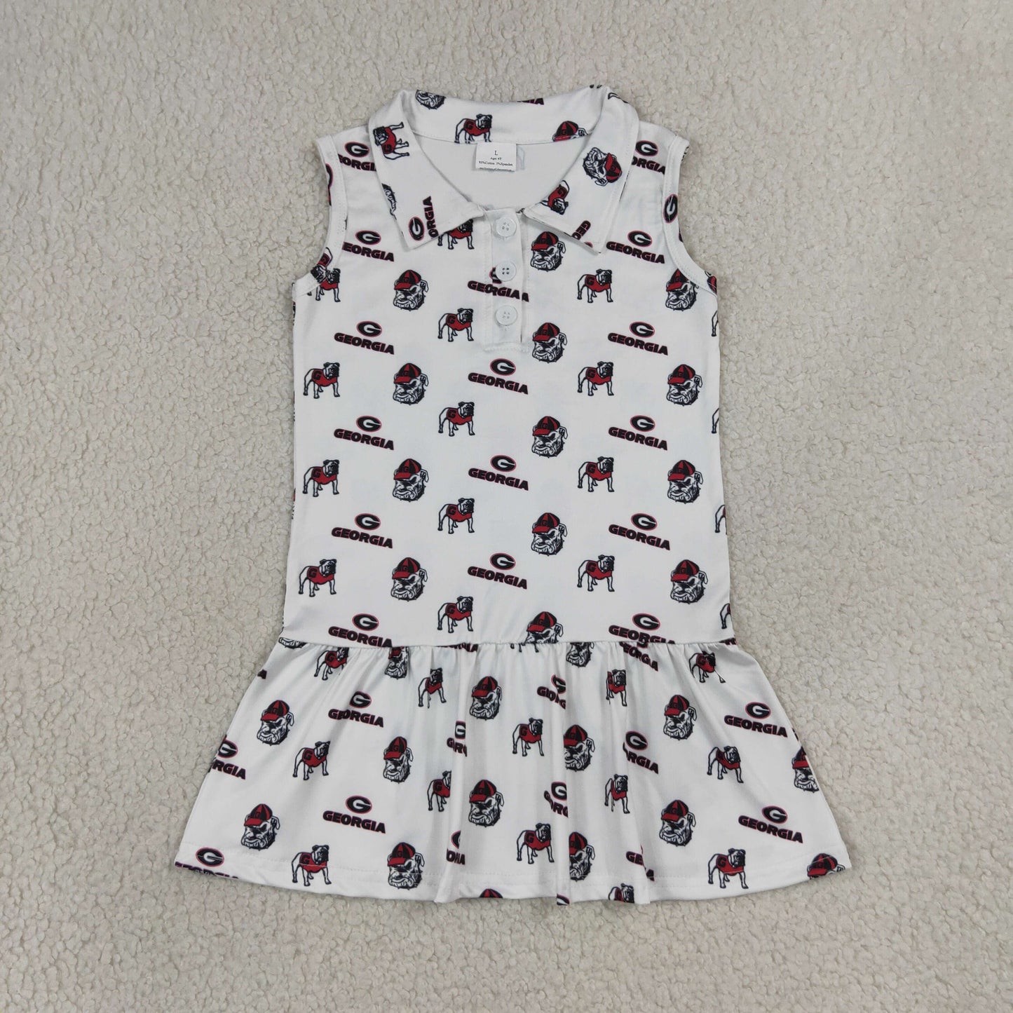 GSD3865 GEORGIA Sleeveless Girls Dress