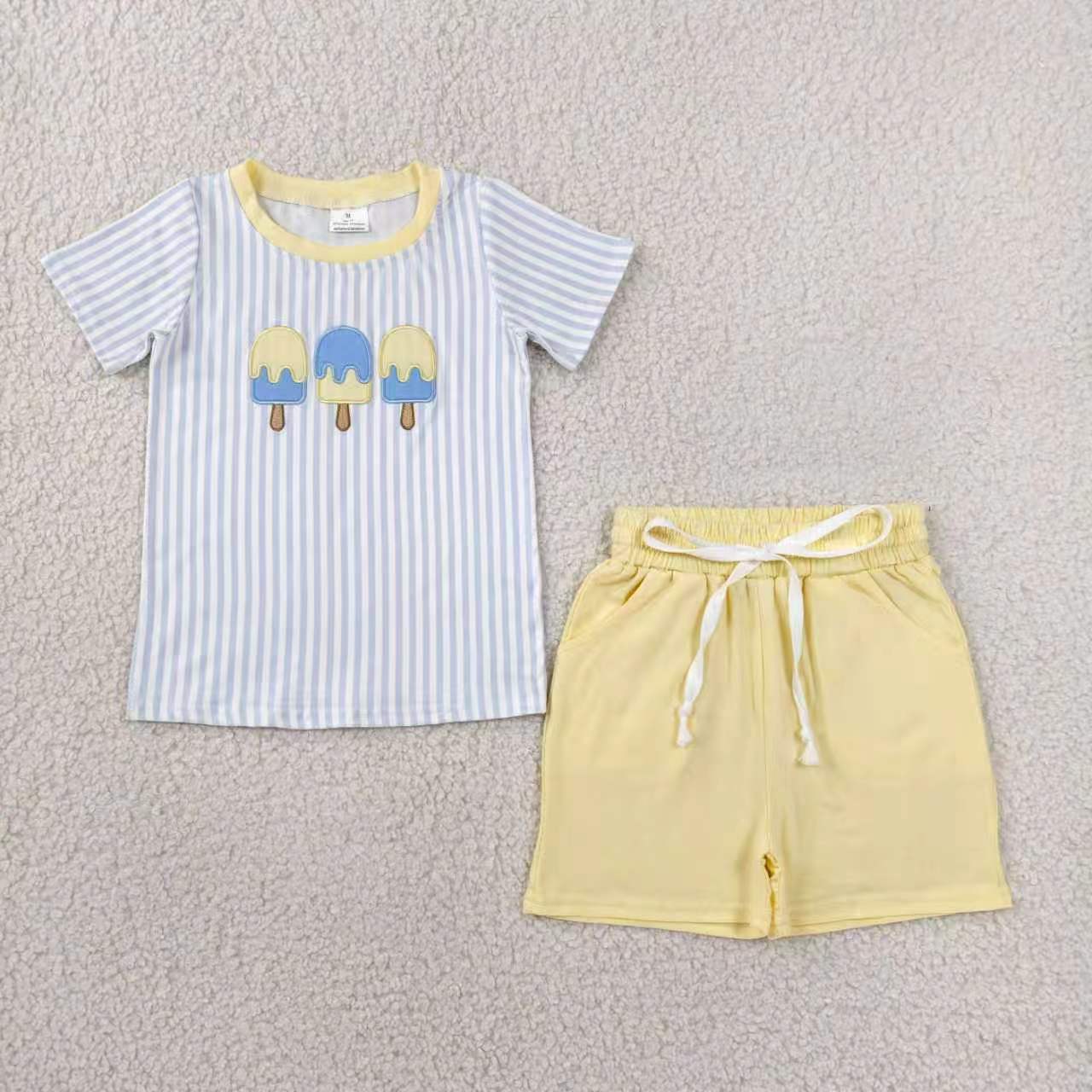 Embroidery Boys Set/Romper RTS Sibling Clothes