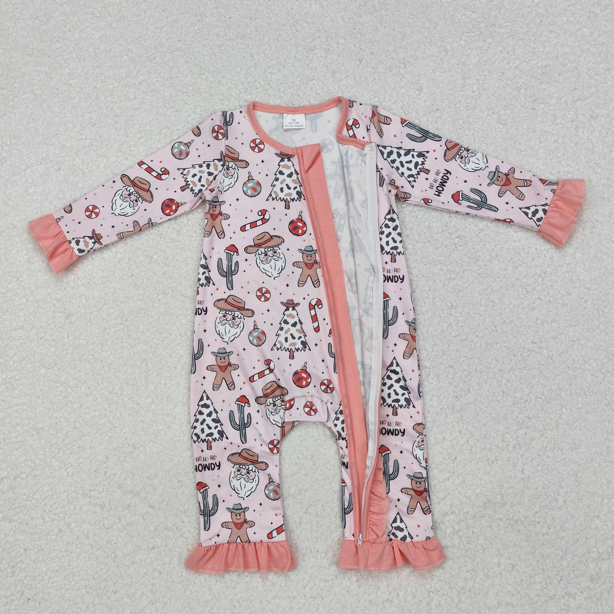 Christmas Santa Western cactus RTS sibling clothes