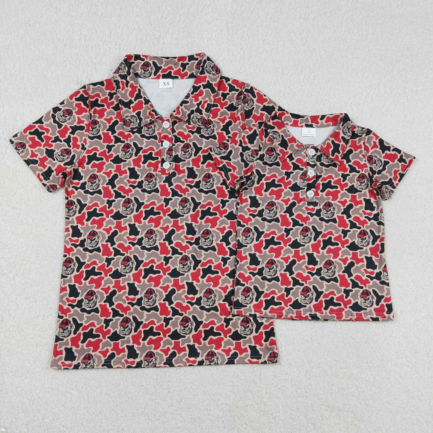 BT1718 Team Camo Short Sleeve Adult Man Top