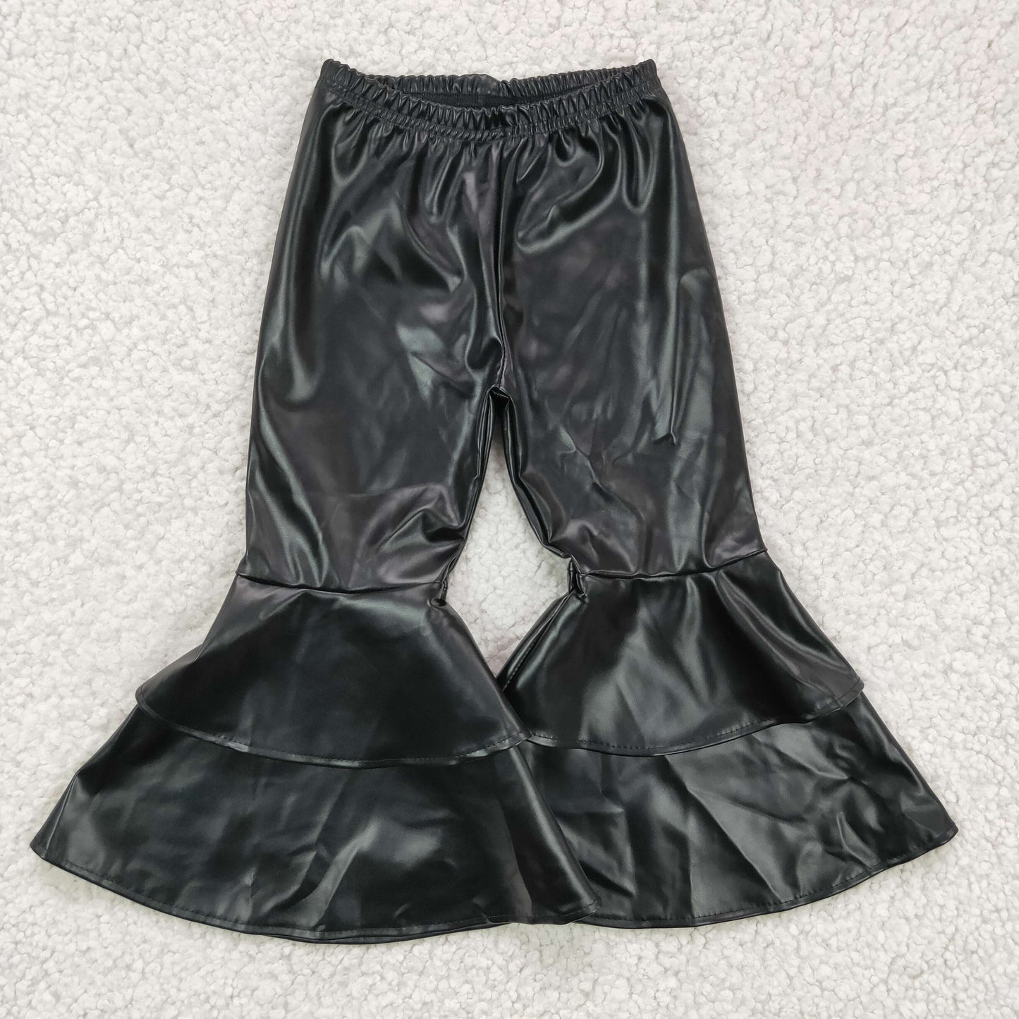 colorful leather girls pants RTS sibling clothes