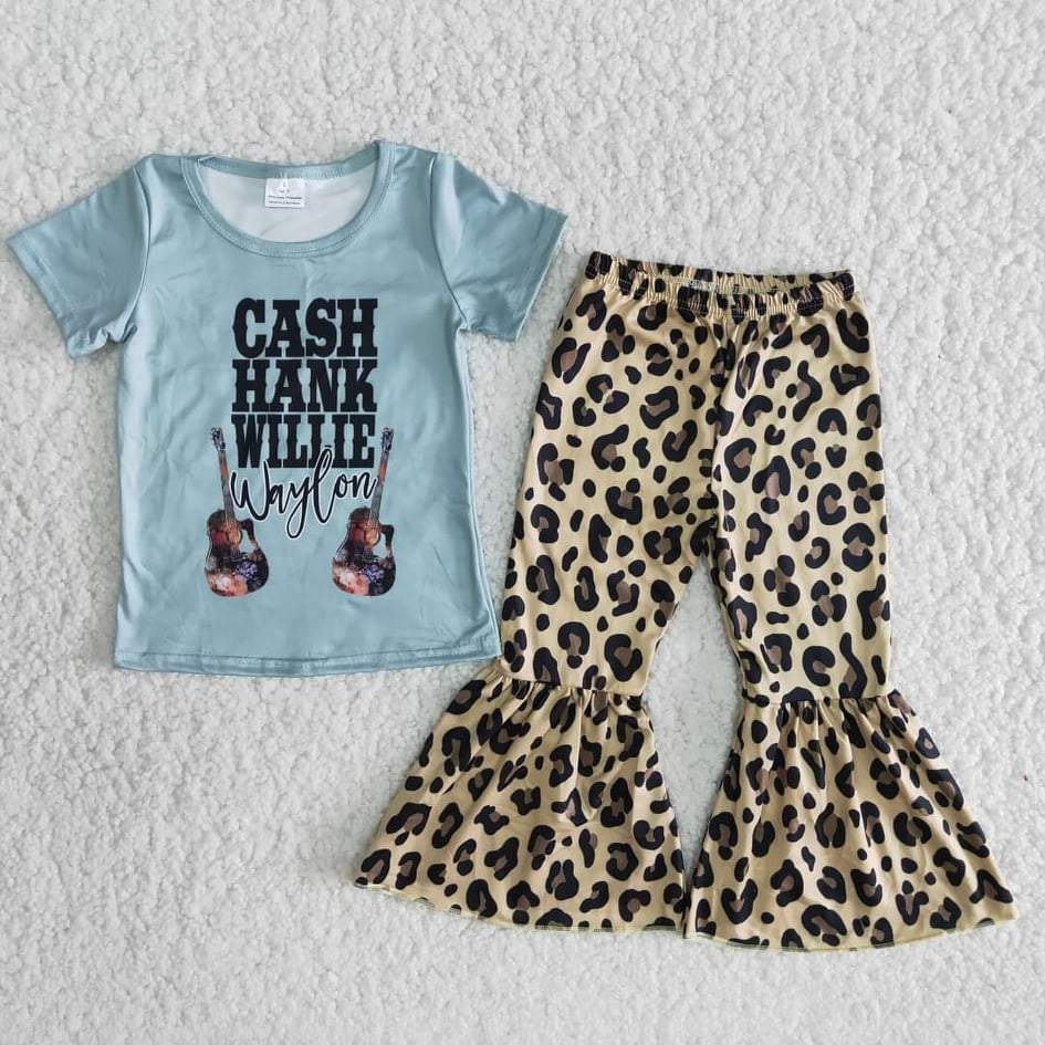 Guitar Leopard Print Singer Set