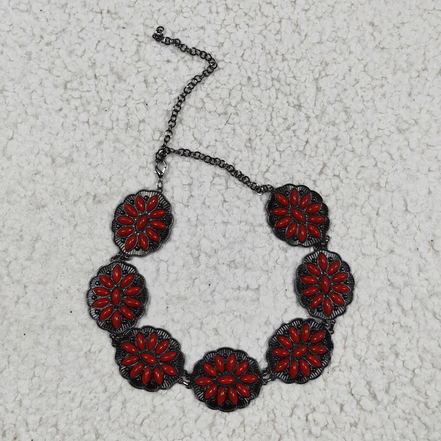 GB0010 Red Turquoise Kids Belt