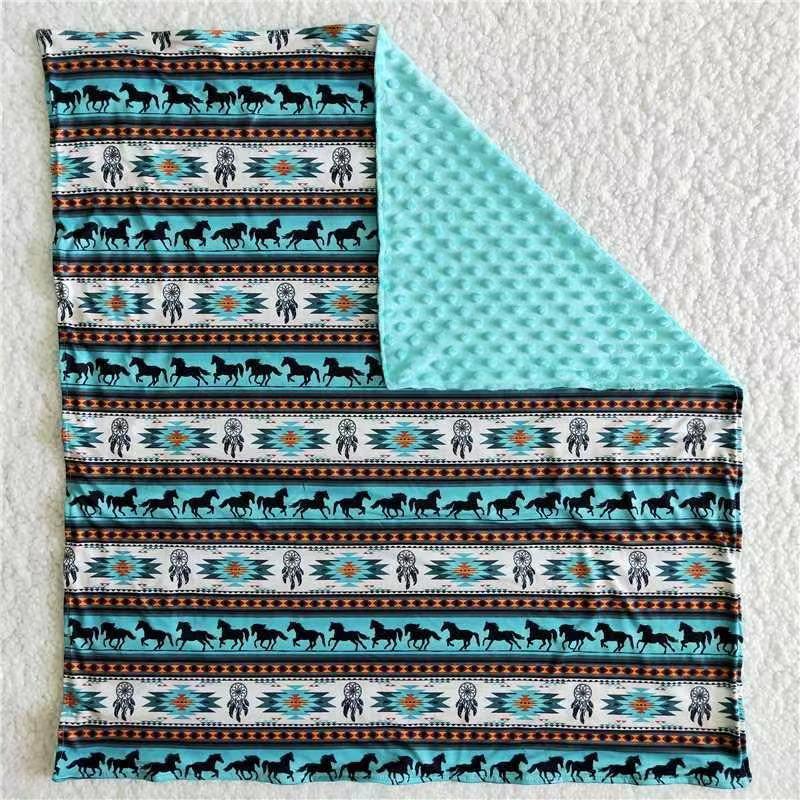 Cool Horse Print Kids Blanket