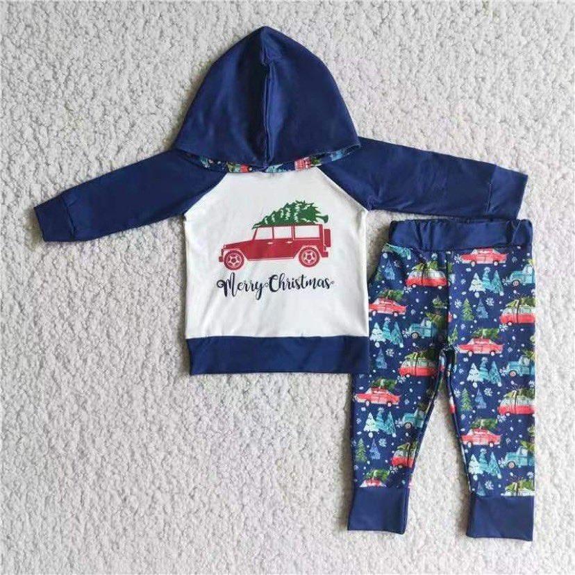 Christmas Tree Hoodie Set