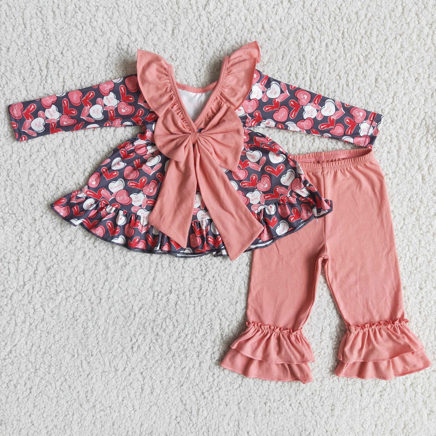 Valentine's Day Love Heart Pink Outfits