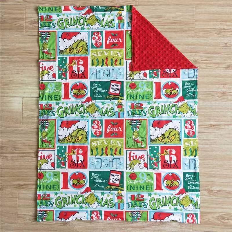 Baby Girls Cartoon Christmas Blanket
