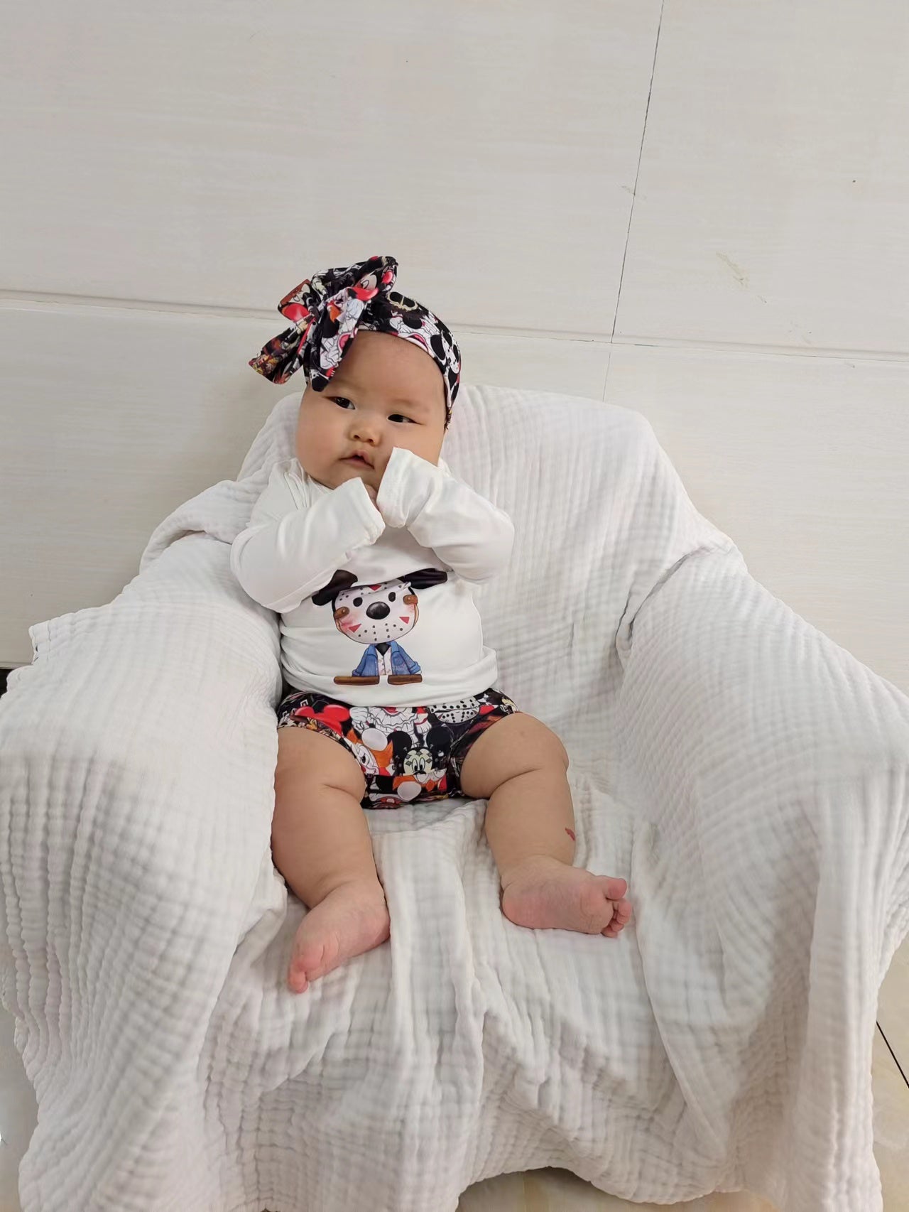 LR0032 Halloween Cartoon Bummies Set