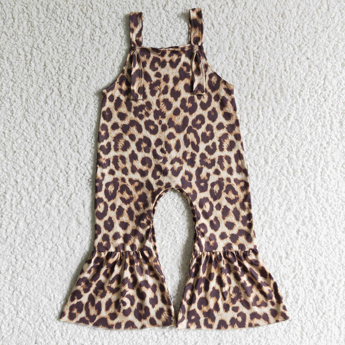 SR0087 Leopard Print Girls Jumpsuits