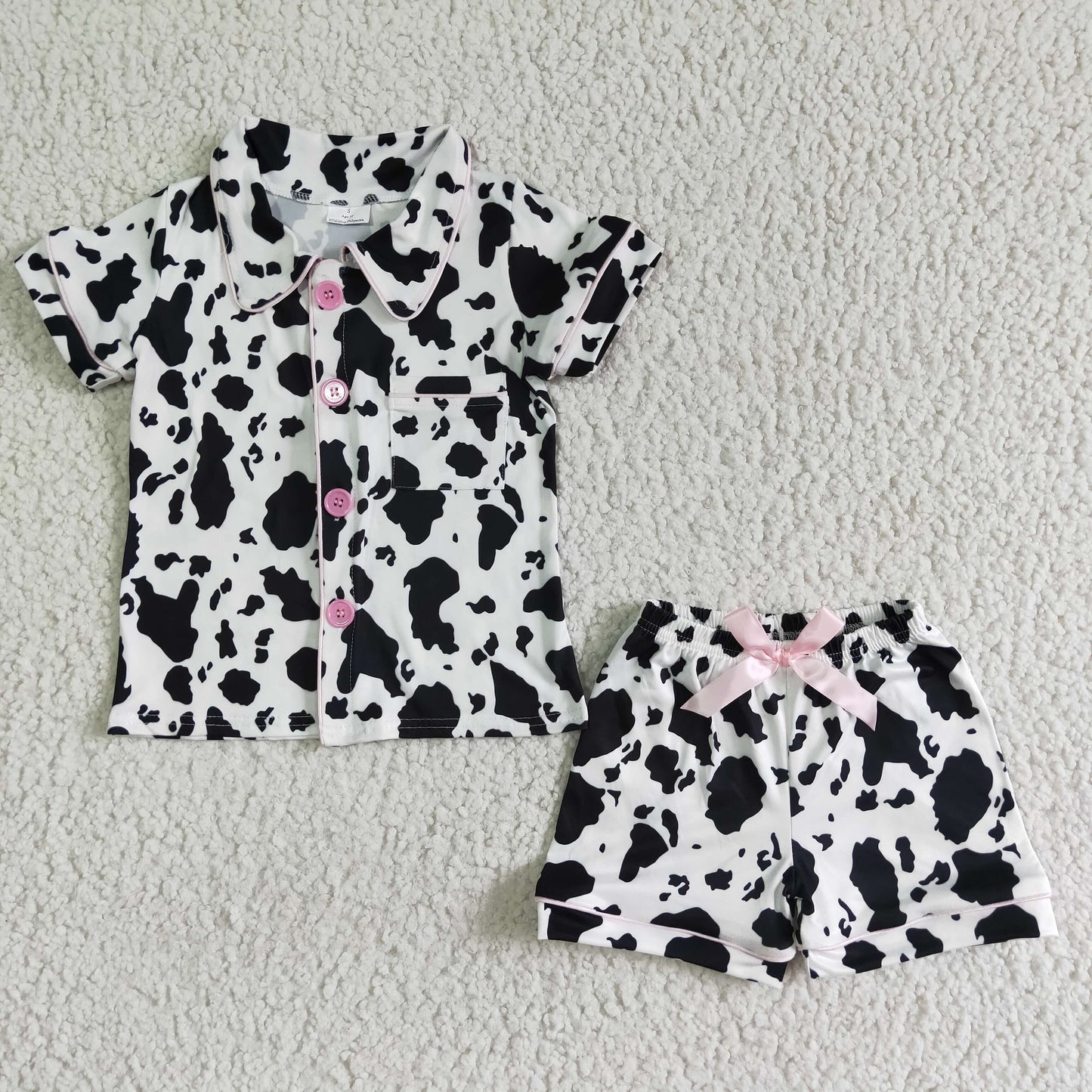 GSSO0113 Cow Print Summer Pajamas