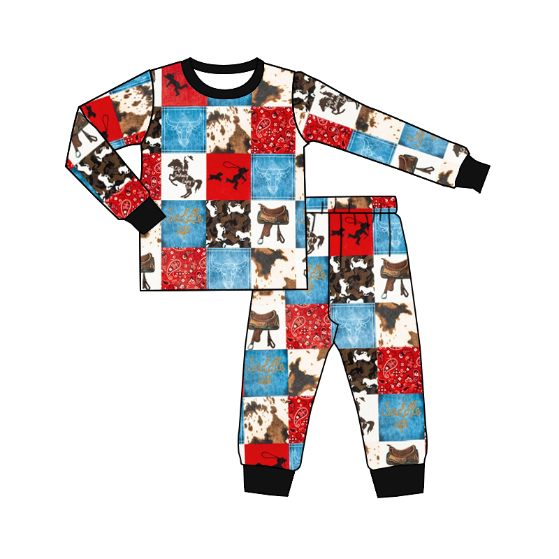 BLP0136 Cowboy Boys Pajamas