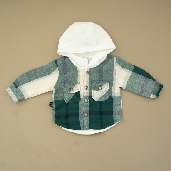 BT0075 Fall & Winter Green Hoodie Top
