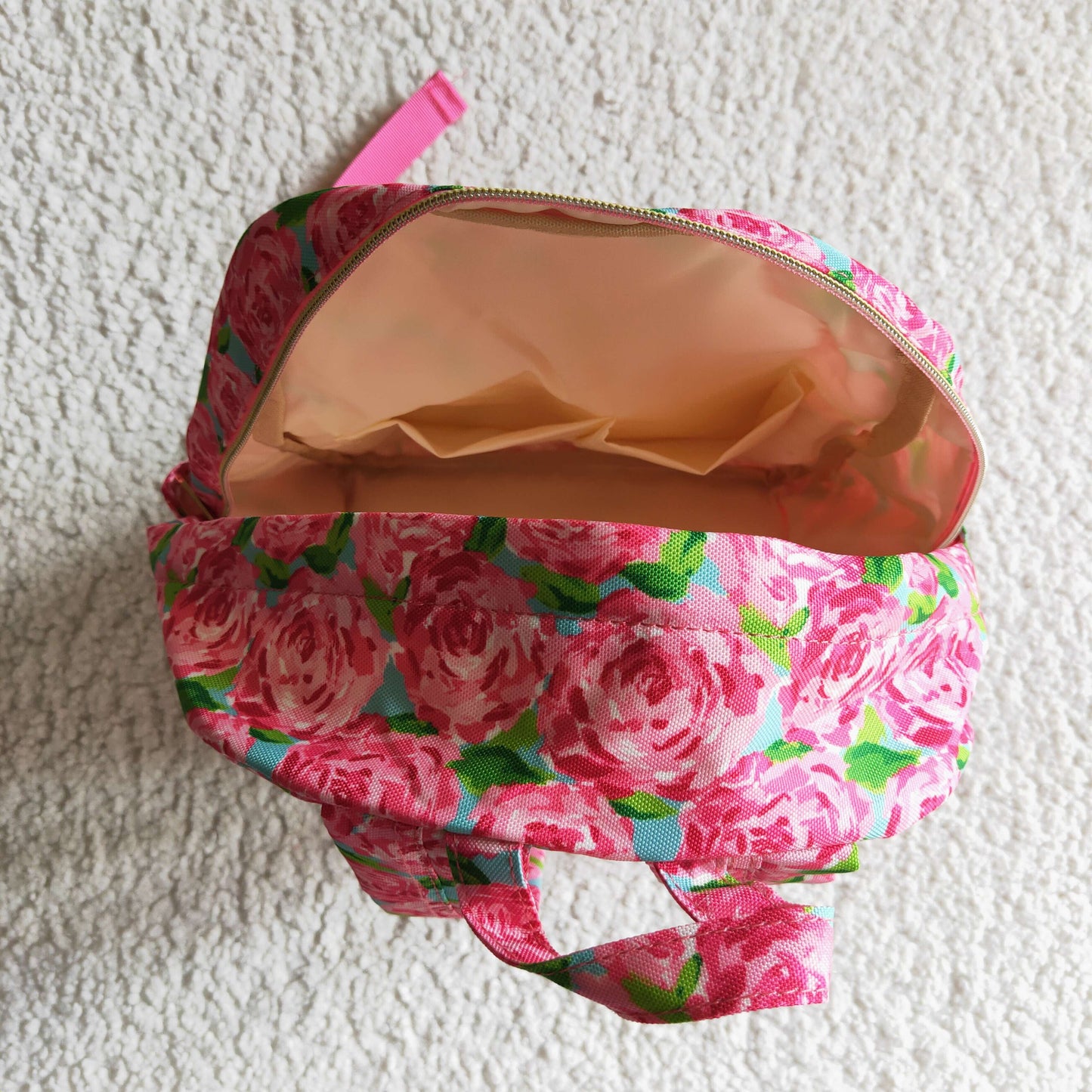 BA0022 Pink Flower School Bag