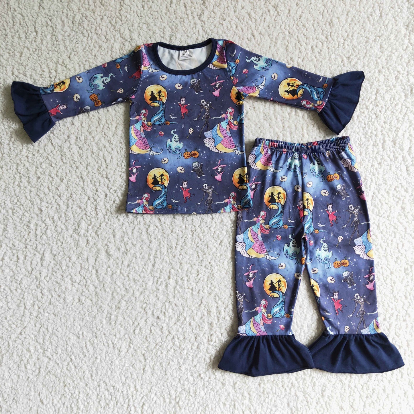 GLP0073 Halloween Cartoon Girls Pajamas